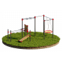 Перекладина, Турник с 3 хватами, Рукоход змеевик, Брусья, Качели "Гнездо, Стойка брусья+пресс, Наклонная скамья
